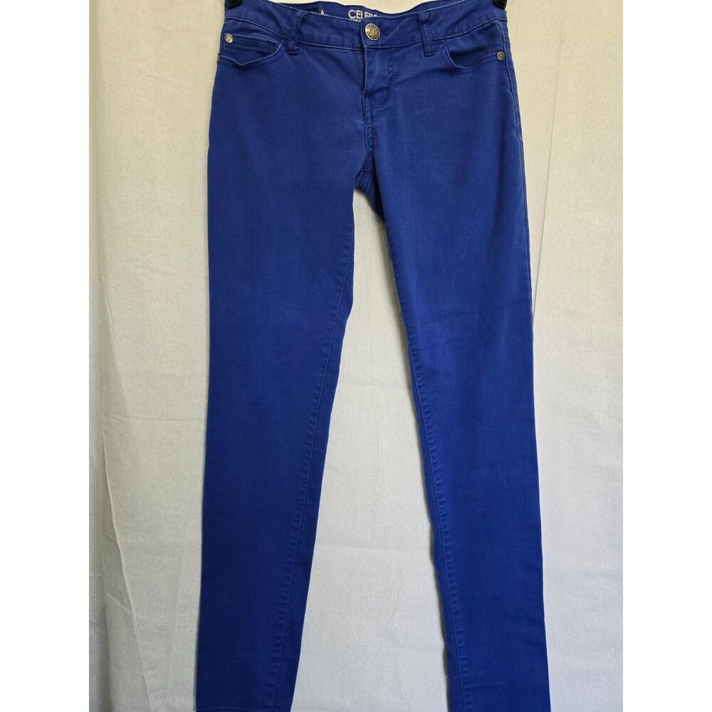 Celebrity Pink Jeans Low Rise Skinny Cobalt Blue Size 3